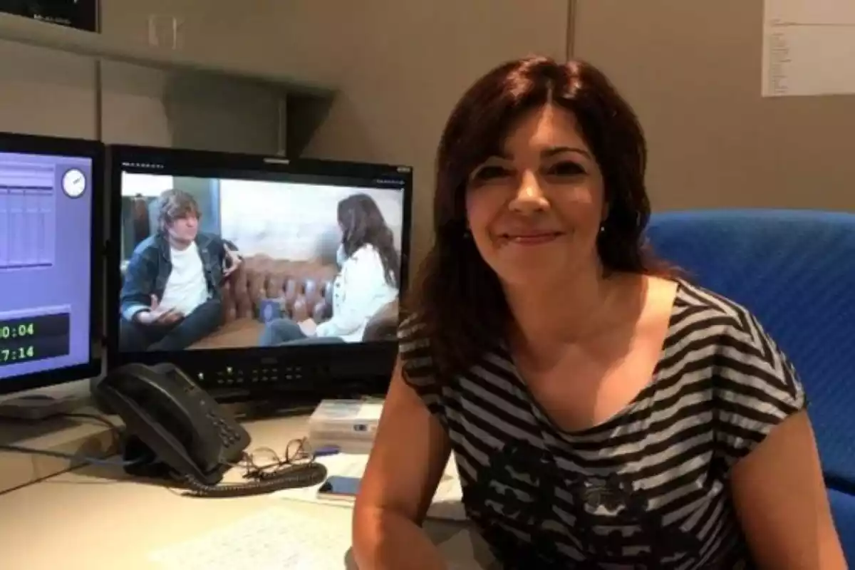 La periodista de TVE Catalunya, Montse Elías.