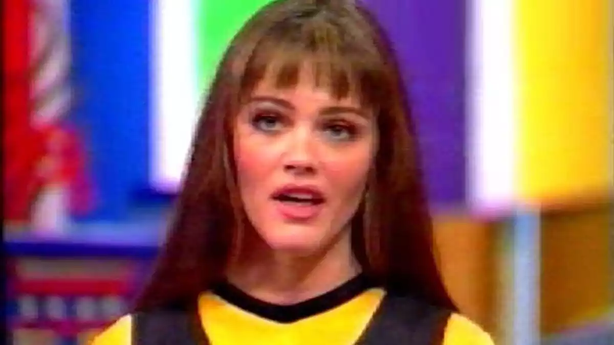 Alba Greco durante un programa de 'La ruleta de la fortuna'