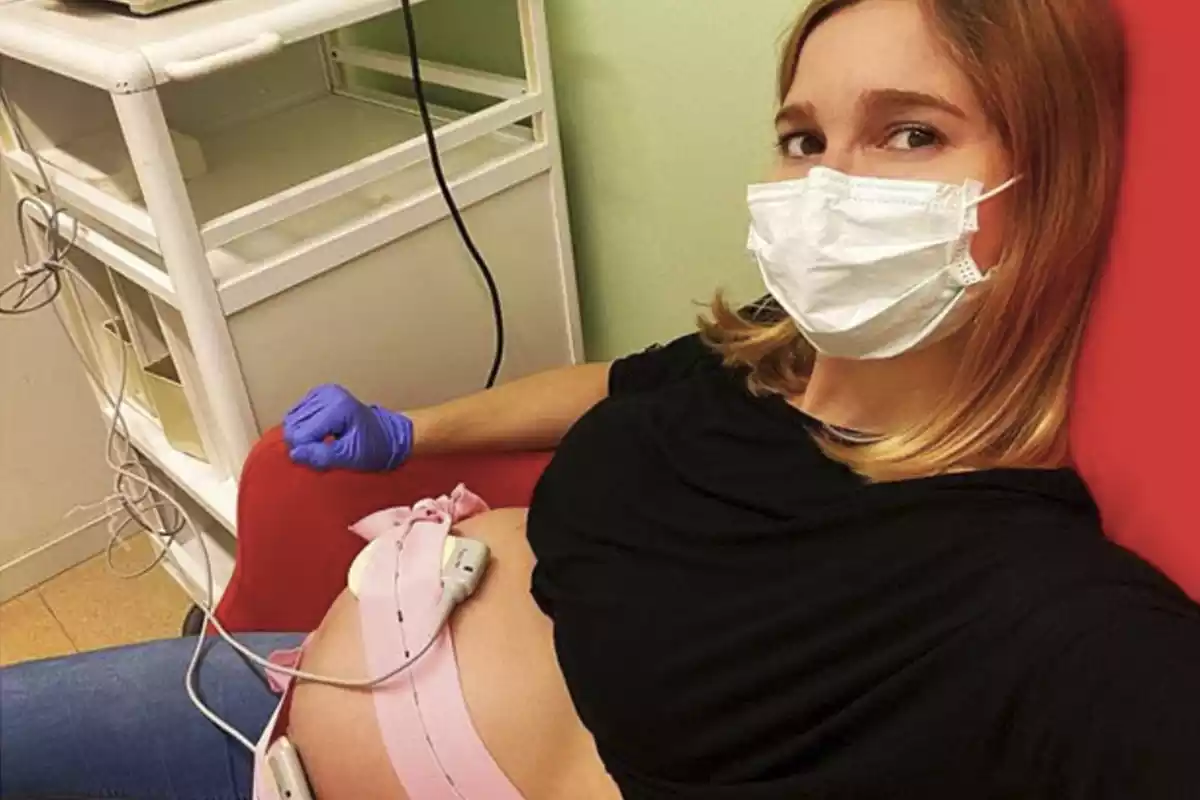 Natalia Sánchez muestra el avanzado estado de su embarazo
