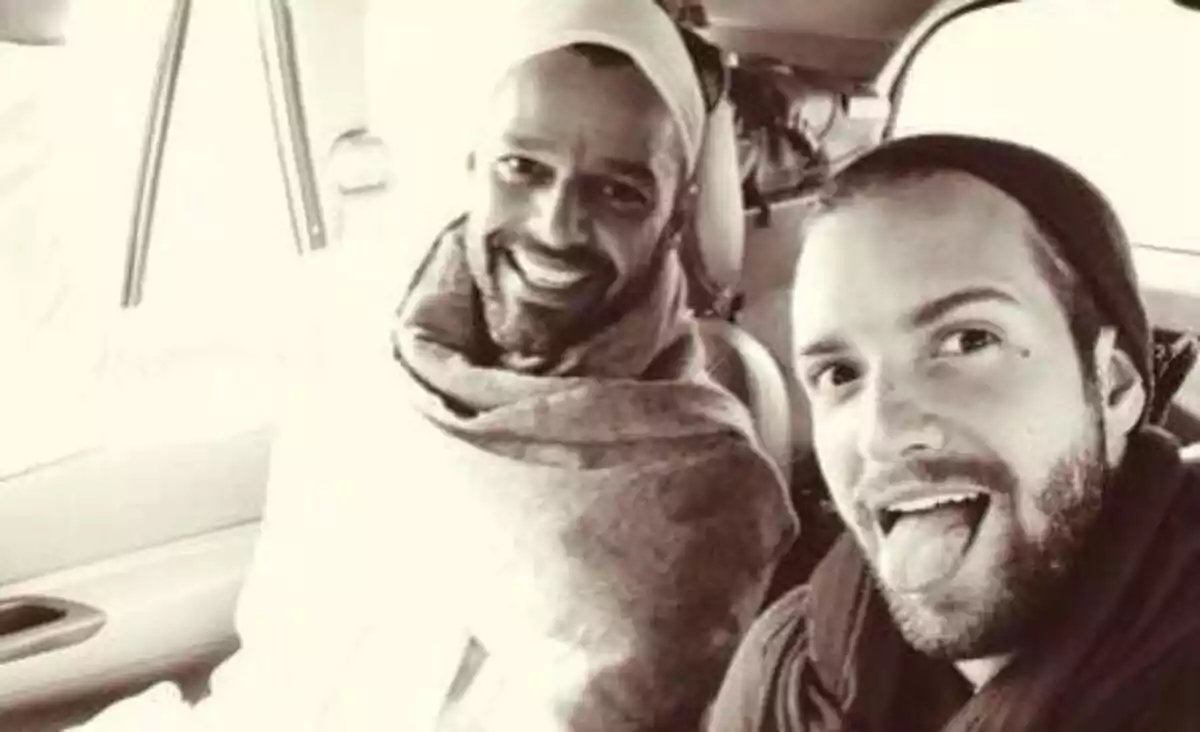 Pablo Alborán y Ricky Martin en un viaje a La India