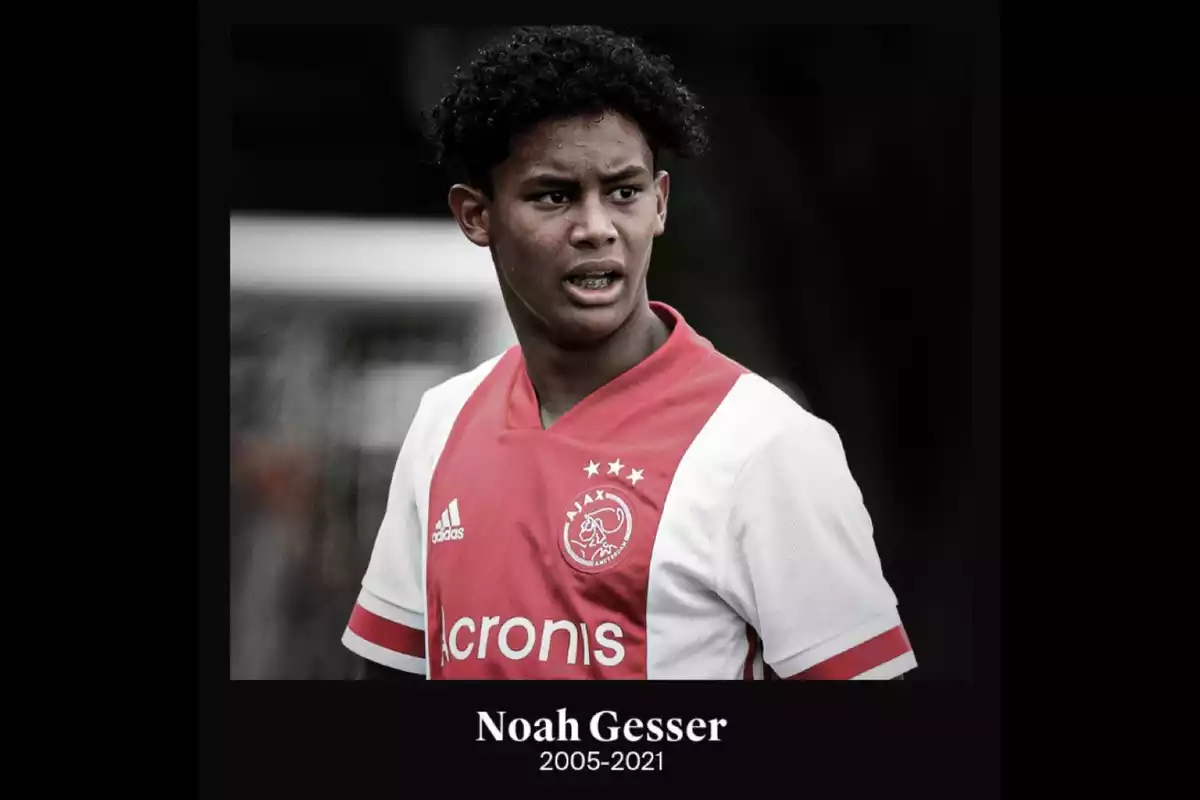 Noah Gesser, futbolista del Ajax