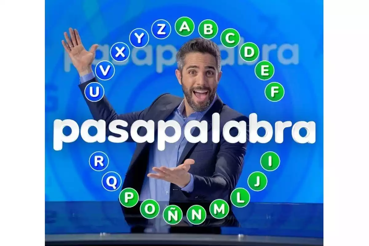 Roberto Leal promocionando 'Pasapalabra'