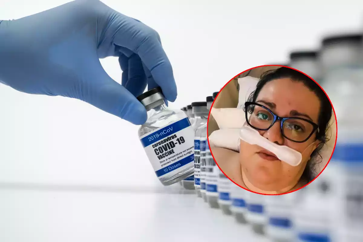Alex en un fotograma del vídeo donde pide a la gente que se vacune