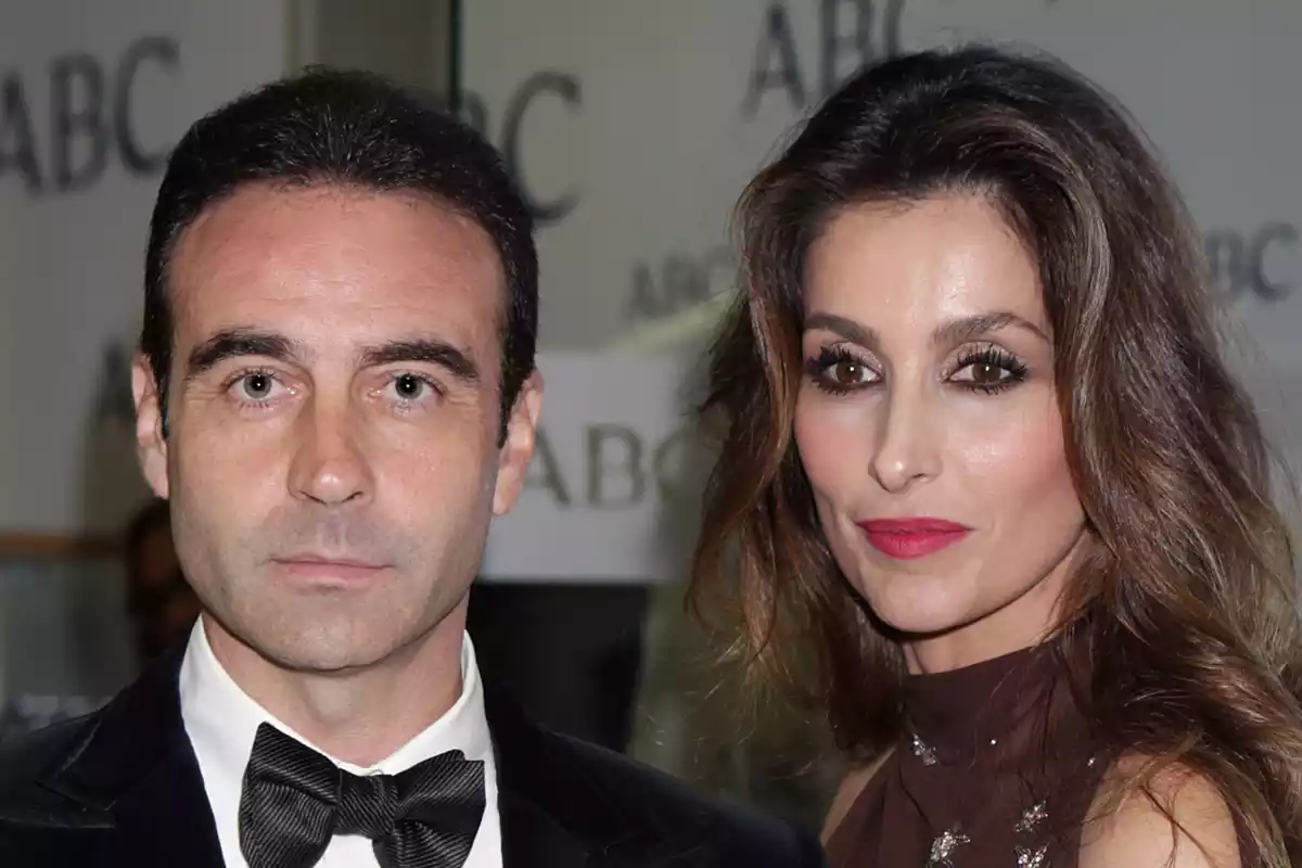 Enrique Ponce y Paloma Cuevas en los ABC Awards de 2016 en Madrid