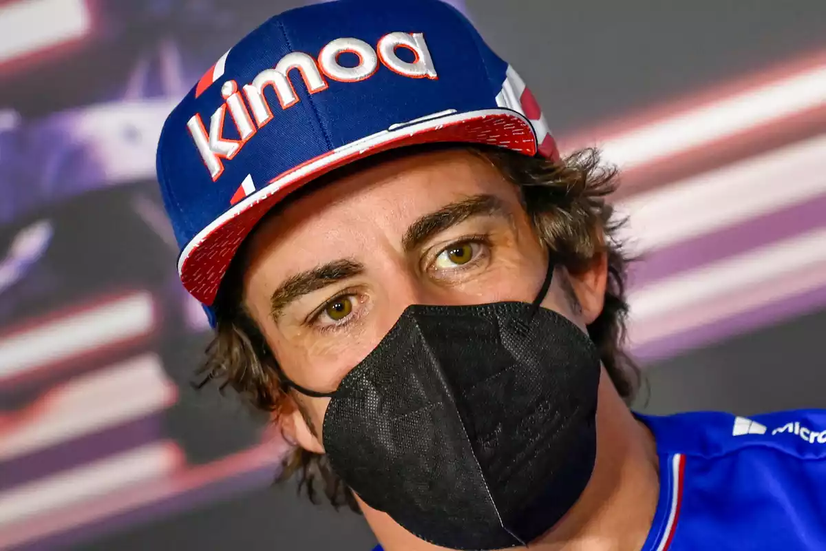 Fernando Alonso en Australia el 24 de junio del 2021