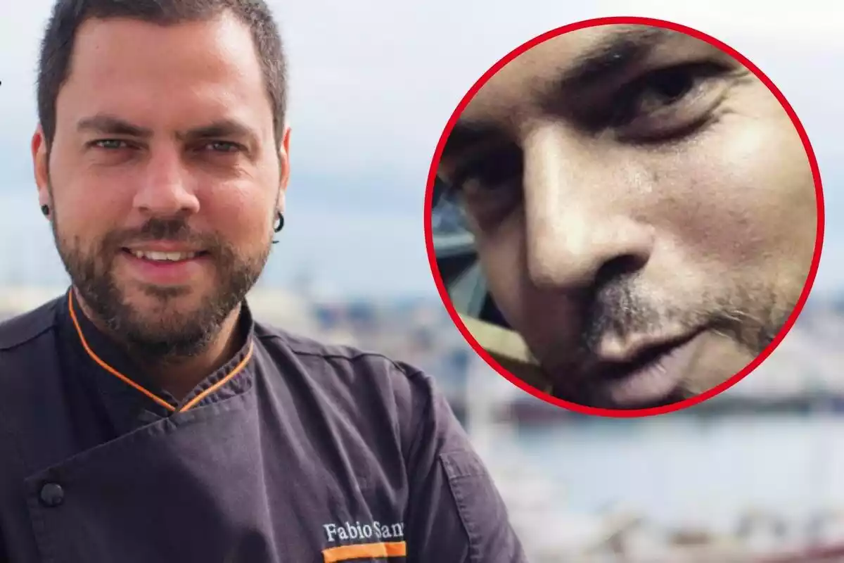 Montaje del chef Fabio Santana fallecido en Gran Canaria con tan solo 40 años