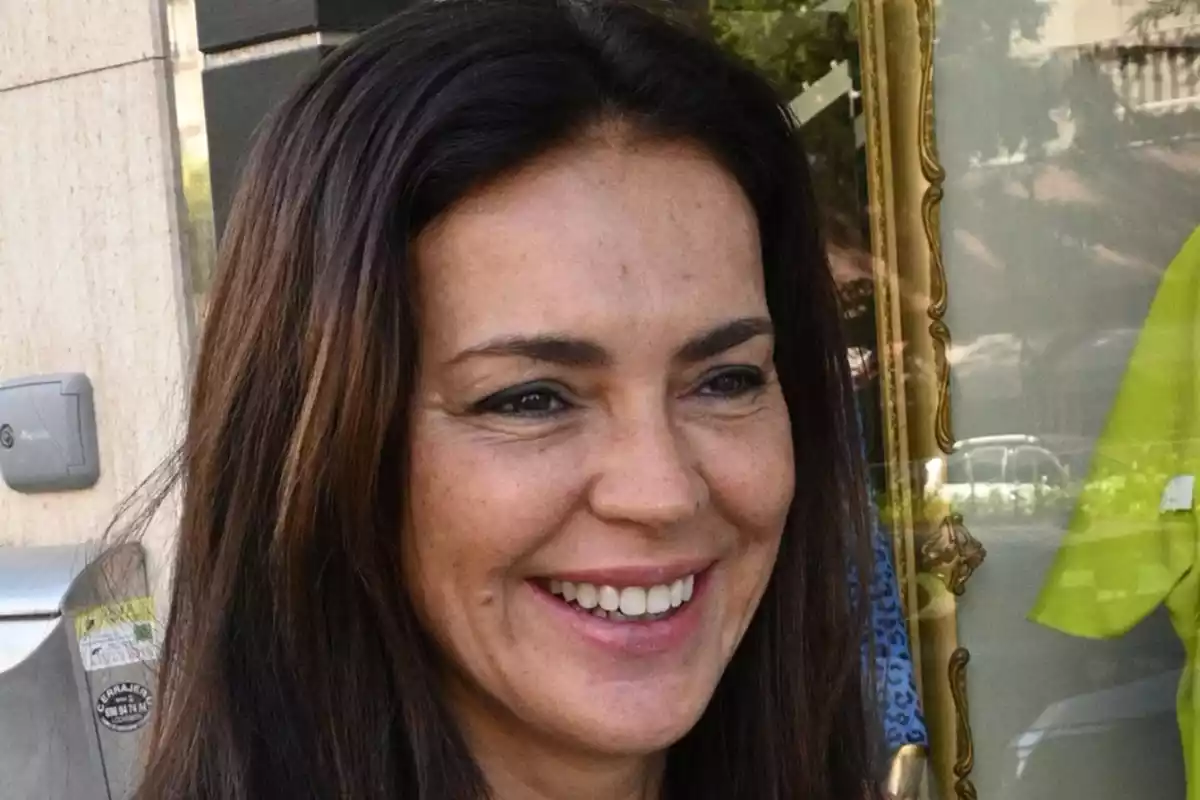 Olga Moreno en las calles de Málaga en octubre de 2021