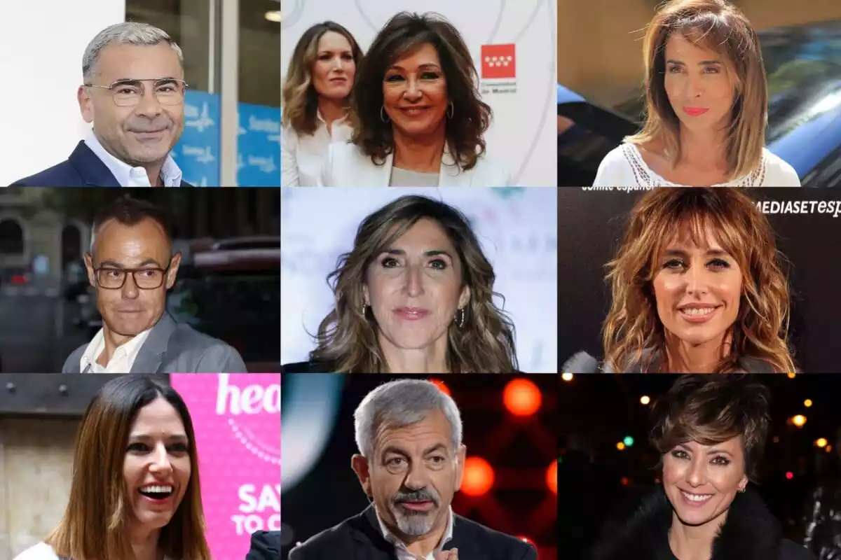Varios presentadores de Telecinco