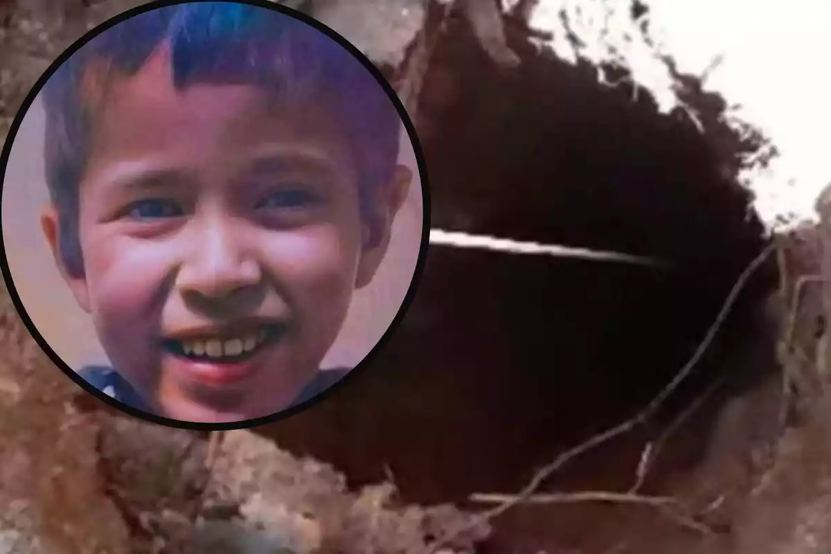 Imagen de Rayan, de cinco años, el niño que ha caído en un pozo en Marruecos