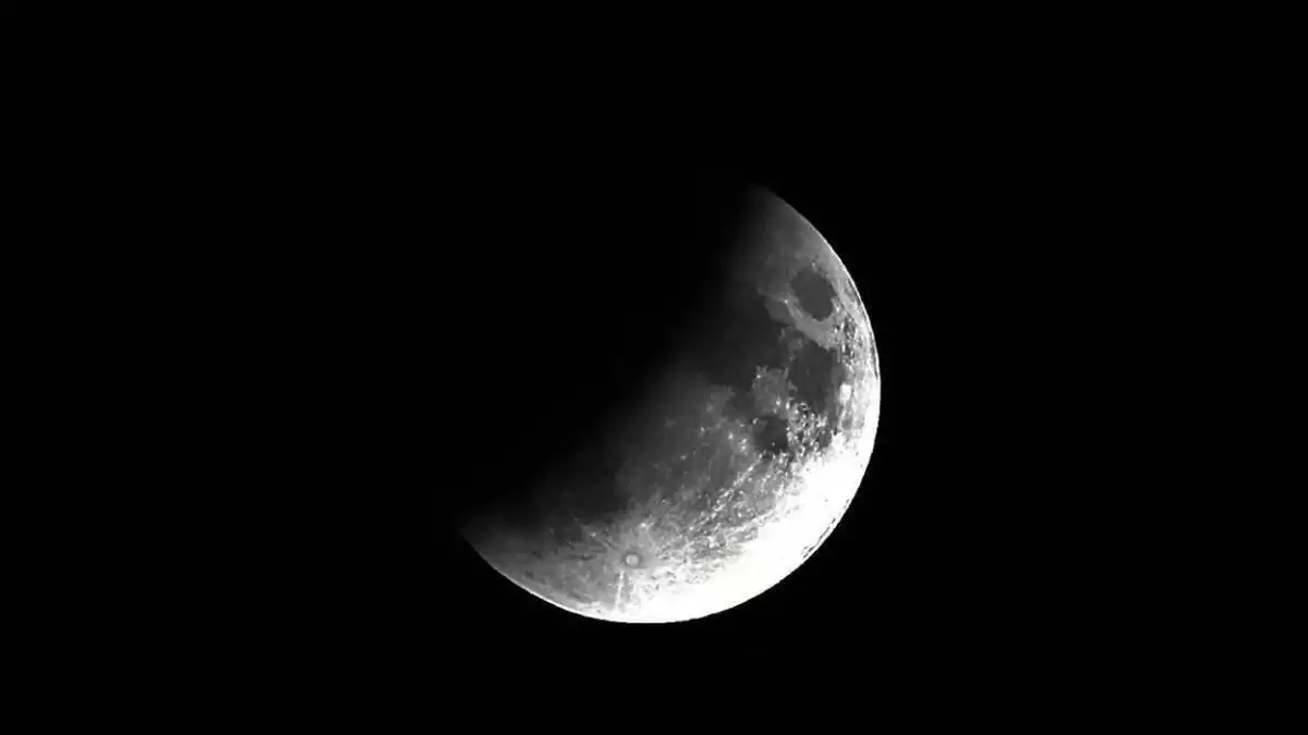 Imagen de un eclipse lunar