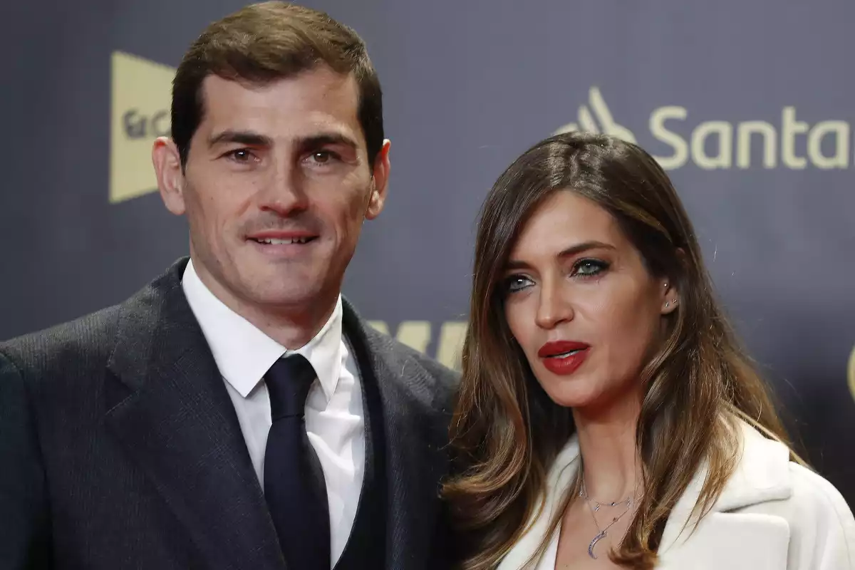 Iker Casillas y Sara Carbonero durante el 80 aniversario de Marca. 13 de diciembre de 2018