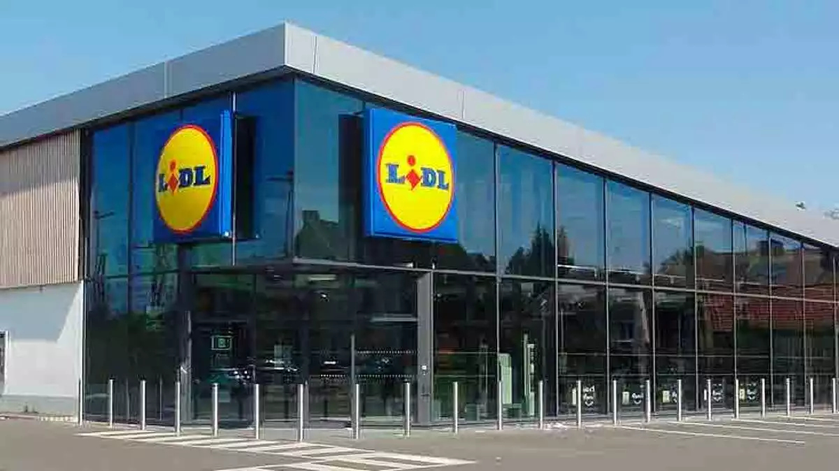Exterior de un supermercado Lidl en Bélgica