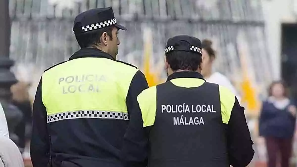 Agentes de la Policía Local de Málaga