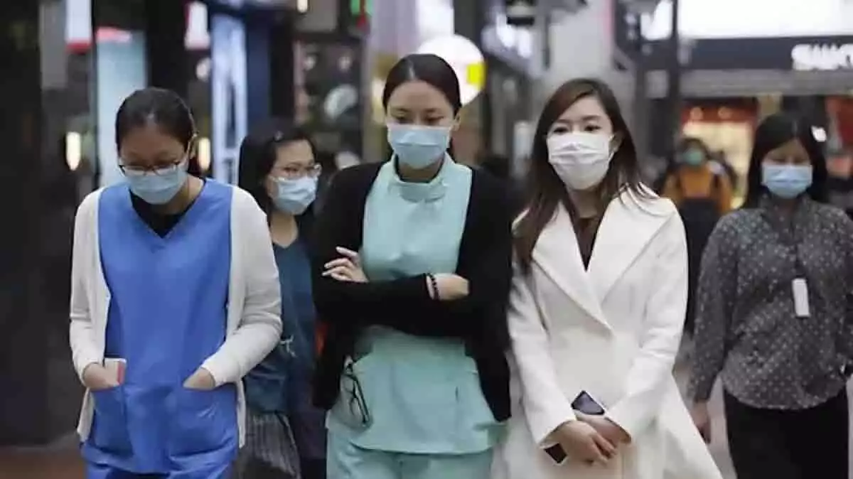 Enfermeras de un hospital de Hong Kong