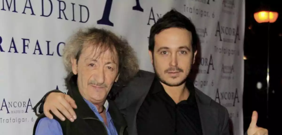 Eduardo Gómez junto a su hijo Héctor