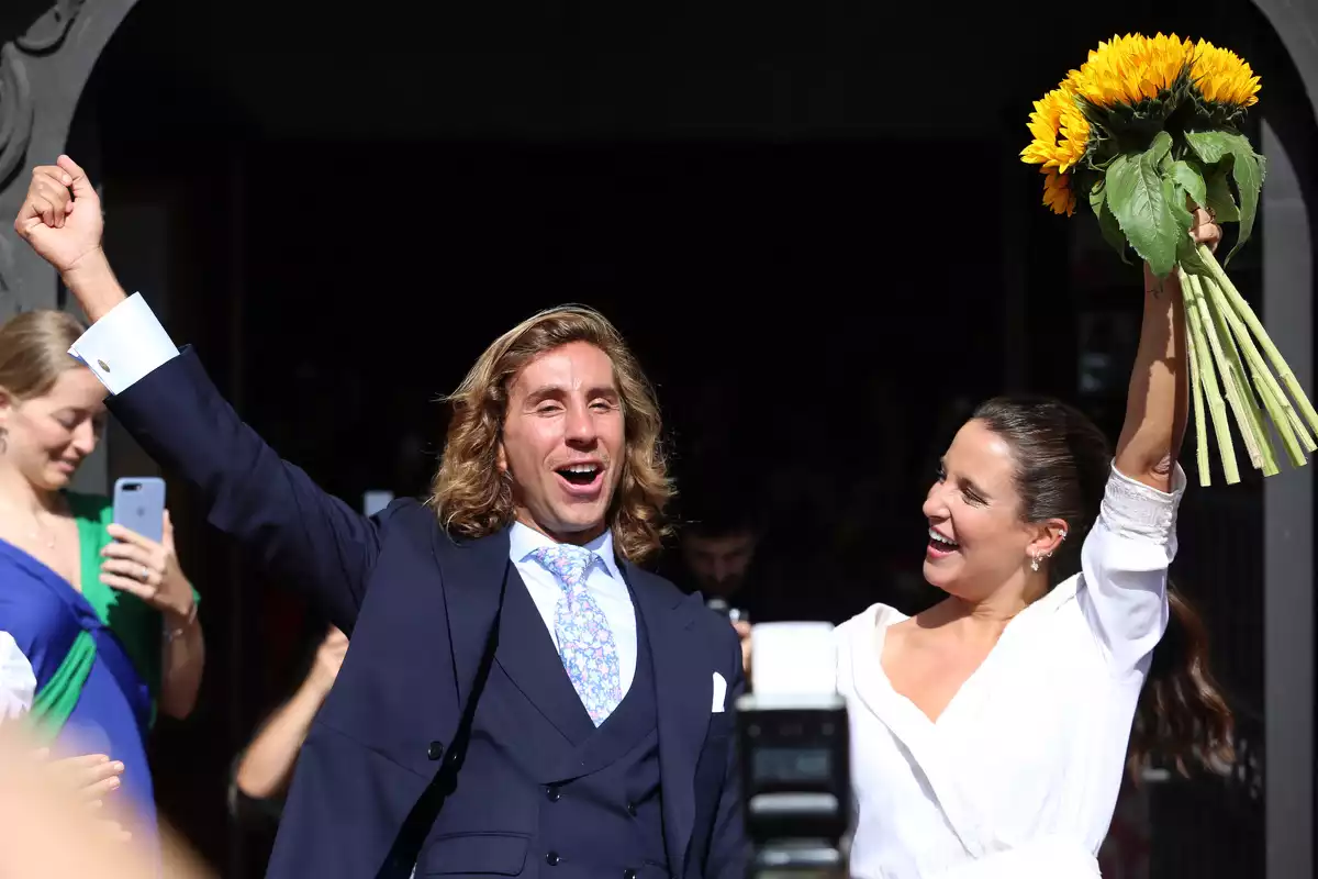 Imagen de la boda de Marta Pombo y Luis Giménez