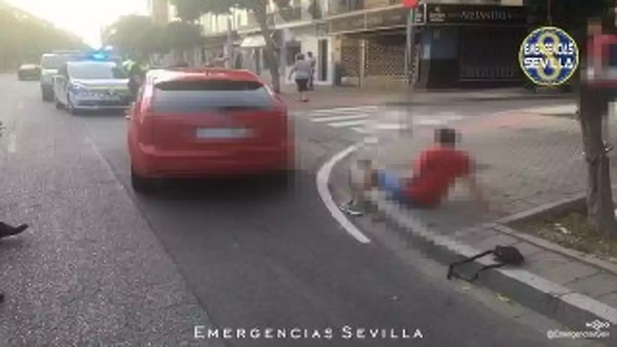 Atropello de un ladrón en Sevilla