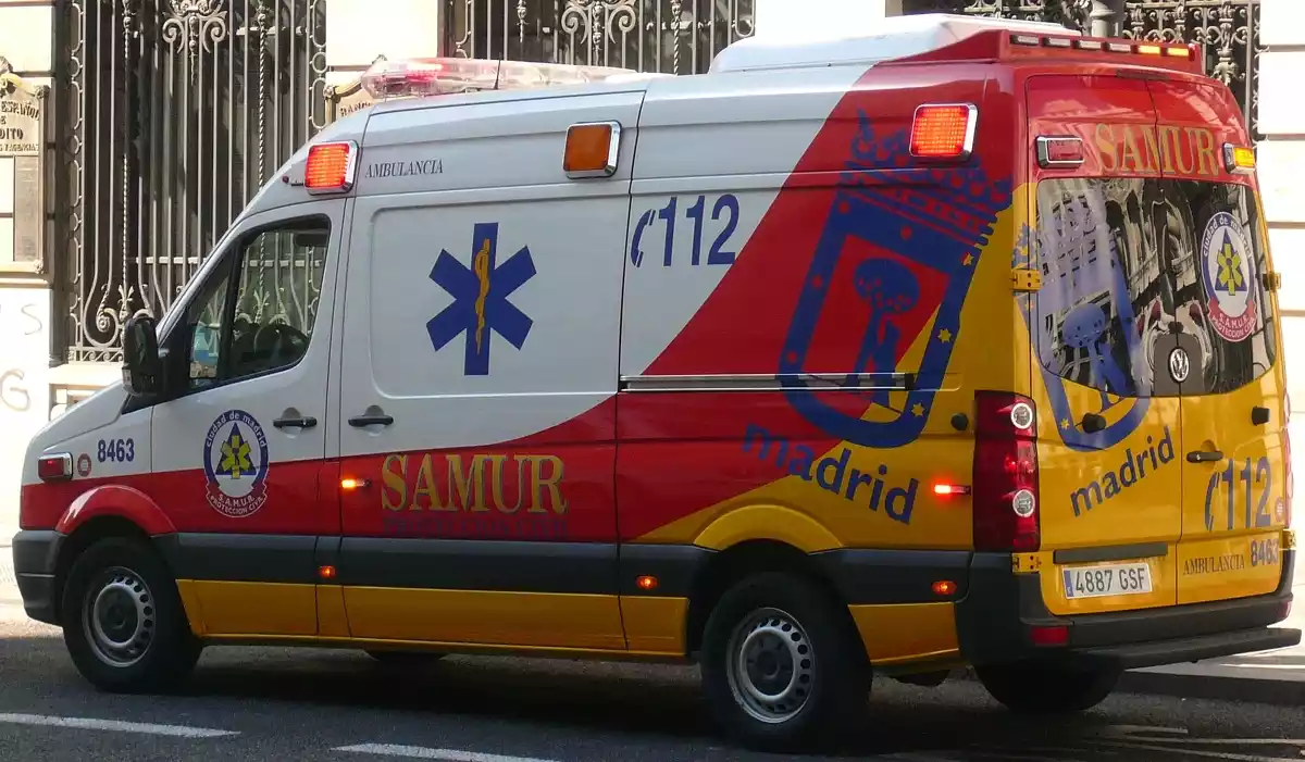 Ambulancia del Samur-Protección Civil de Madrid