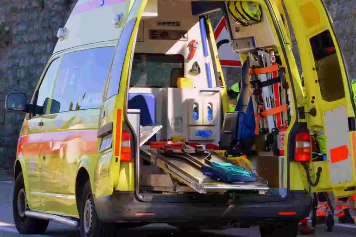 Imagen de archivo de una ambulancia de rescate
