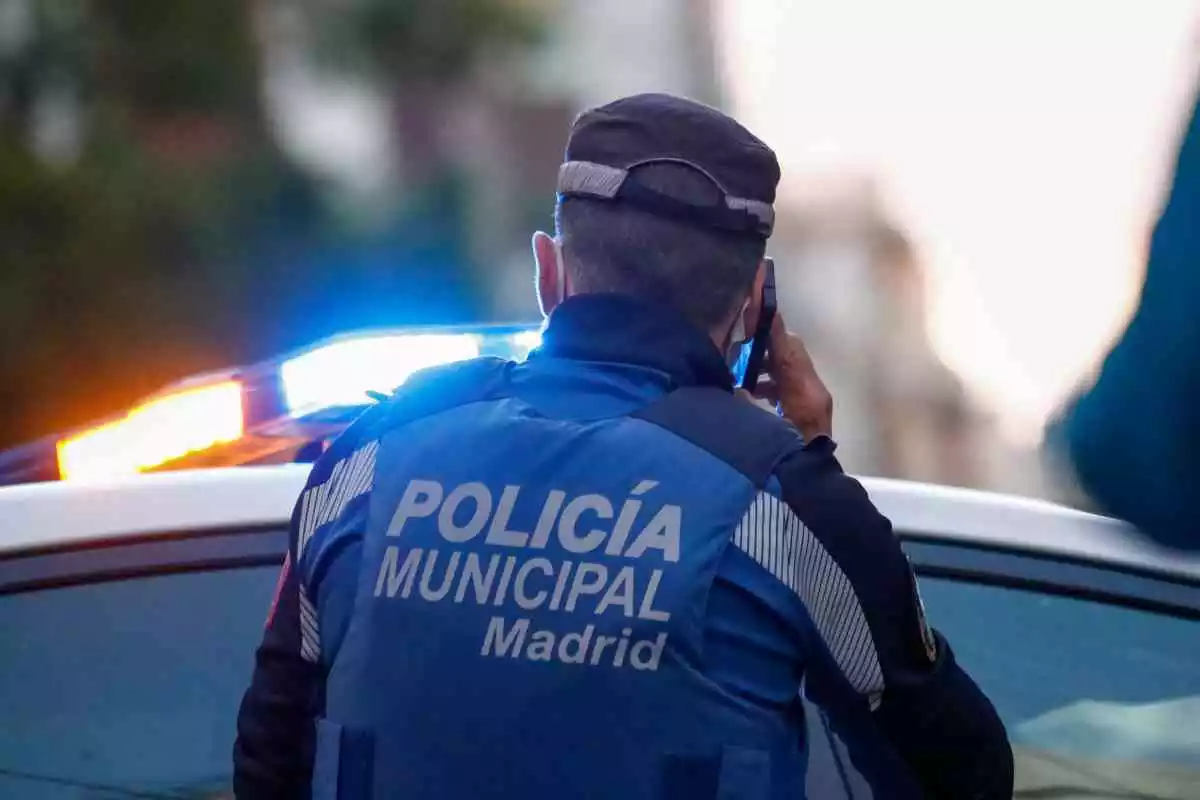 Imagen de un agente de la Policía Municipal de Madrid