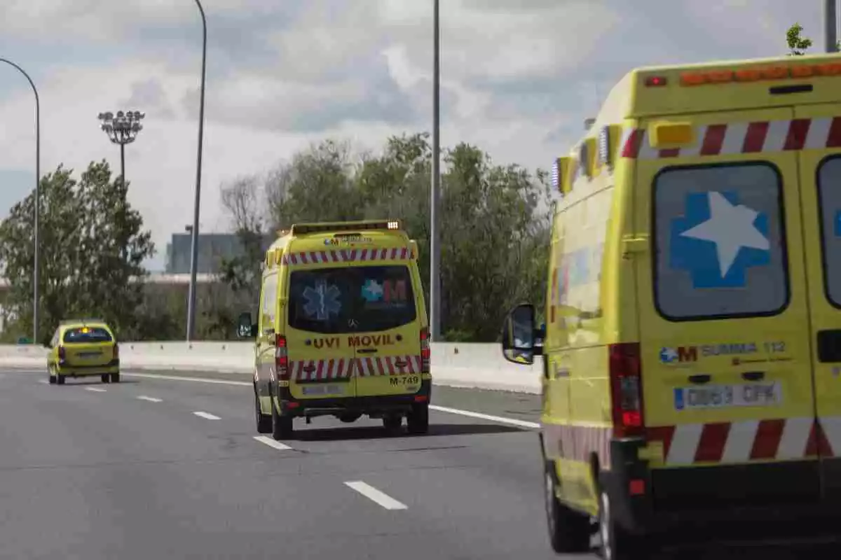 Ambulancias del SUMMA112 de servicio, 20202