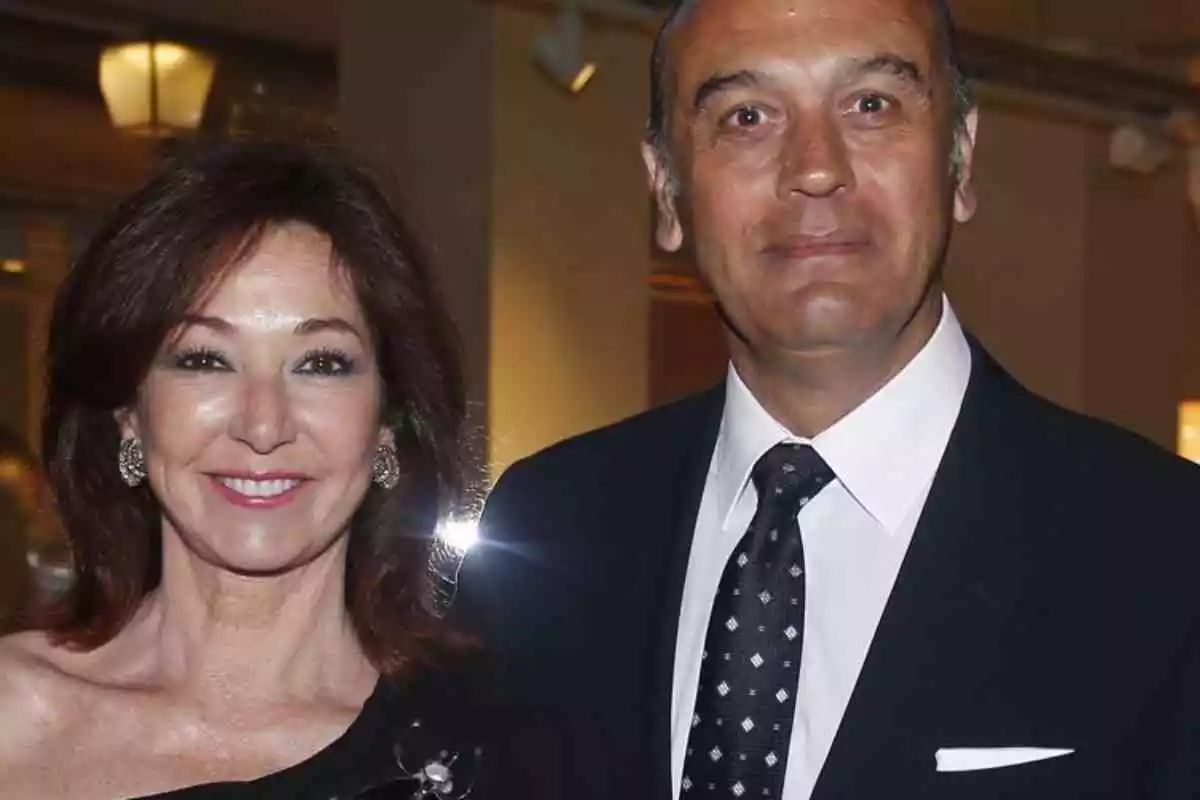 Ana Rosa Quintana junto a su marido Juan Muñoz