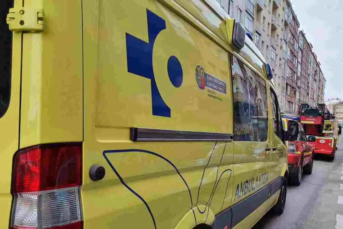 Ambulancia del País Vasco.