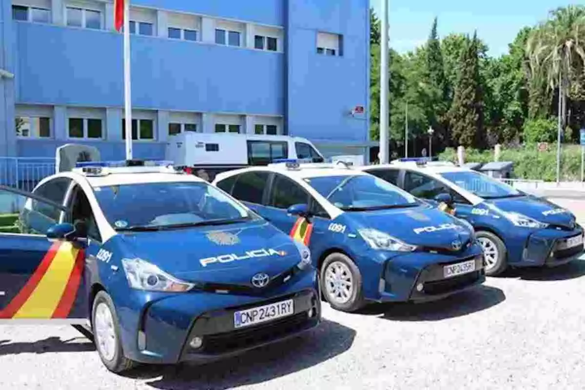 Varios vehículos de la Policía Nacional en Andalucía
