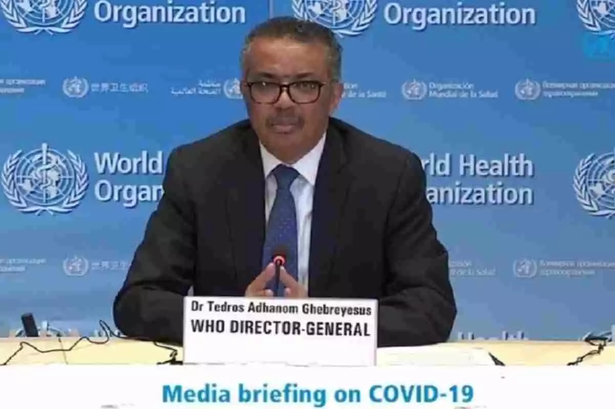 El director general de la Organización Mundial de la Salud (OMS), Tedros Adhanom Ghebreyesus