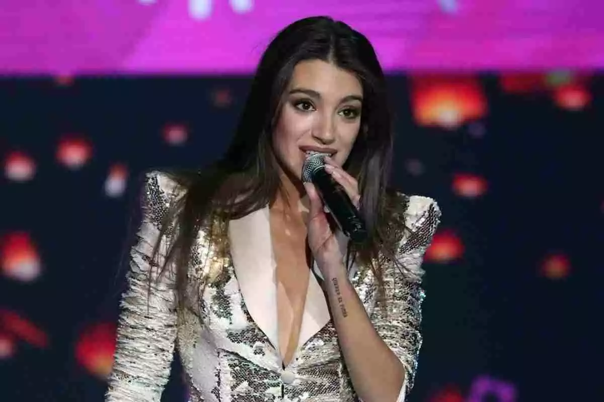 Ana Guerra cantando en 'Operación Triunfo'