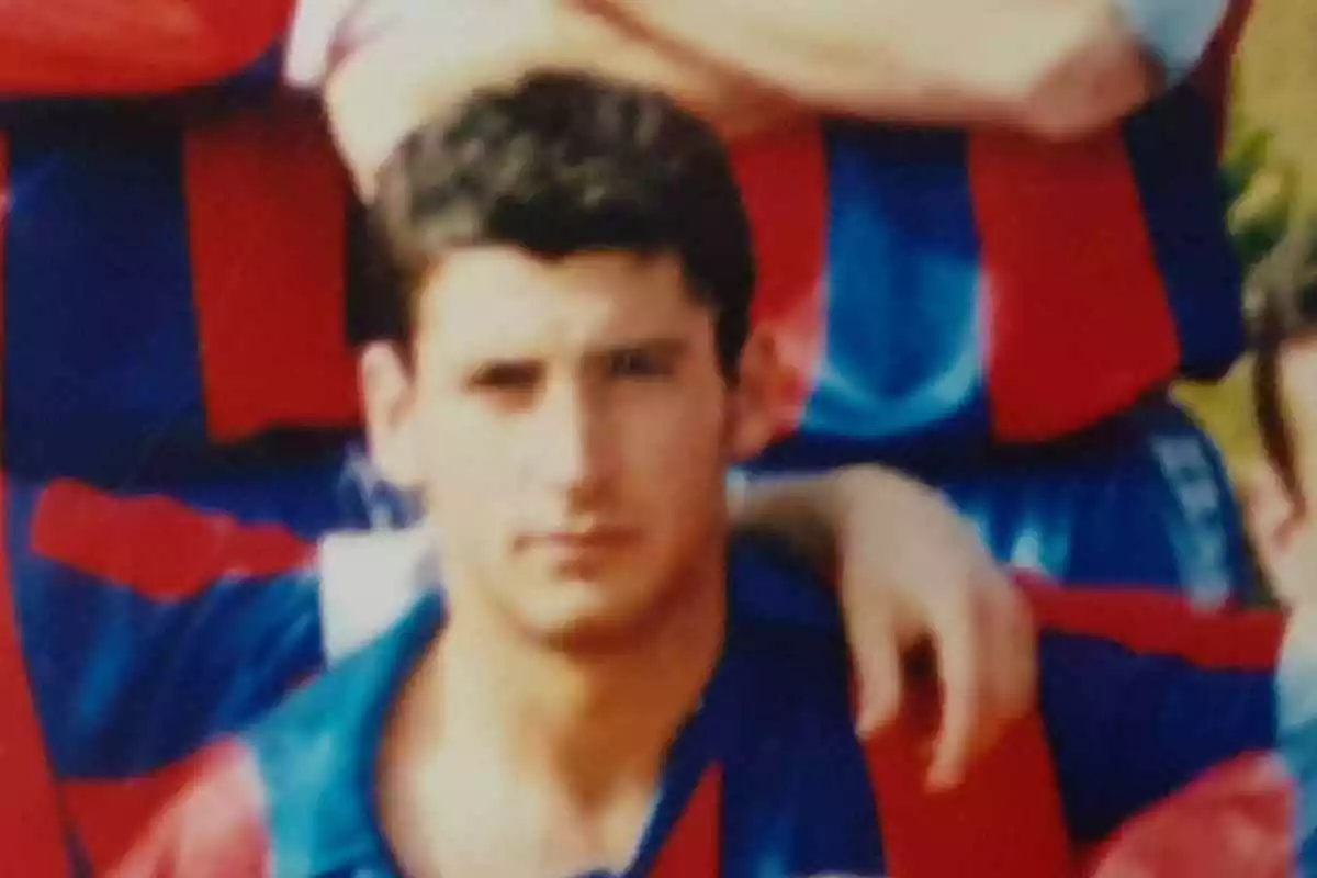 San Román, jugador del Logroñés que ha fallecido en Tarragona en un accidente de tráfico en julio de 2020