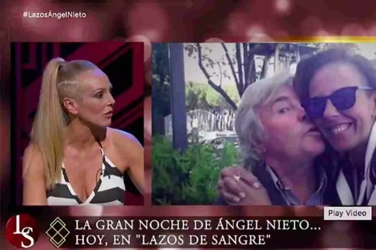 Rocío Carrasco explica la relación que le unía a Ángel Nieto en 'Lazos de Sangre', TVE. Miércoles 15 de julio de 2020