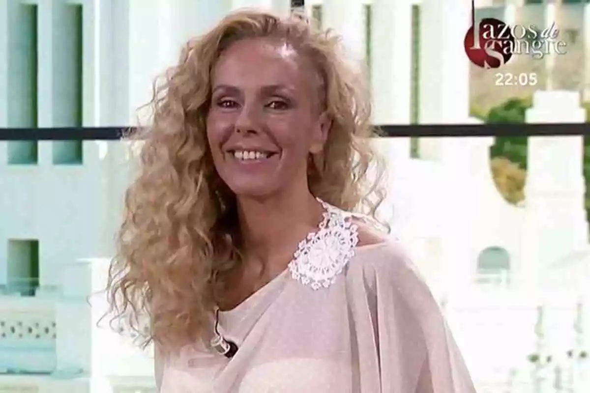 Rocío Carrasco en el plató de 'La Mañana' de TVE