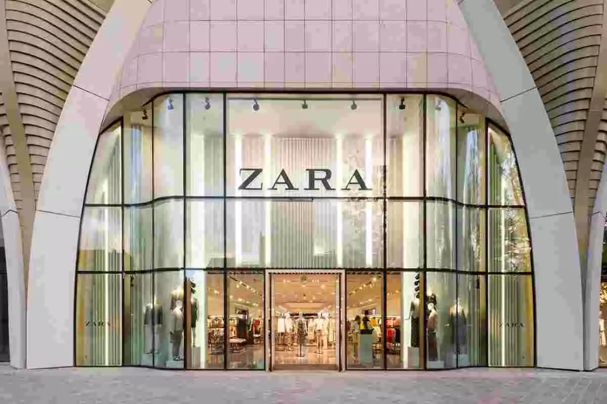 Fotografía de una tienda Zara