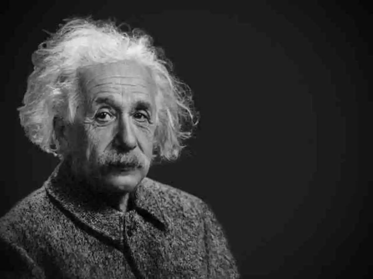 Foto de archivo de Albert Einstein