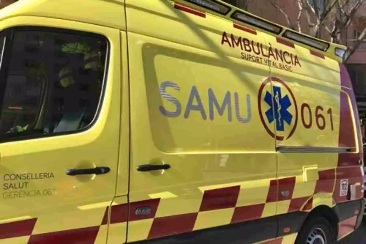 Ambulancia del SAMU en Baleares