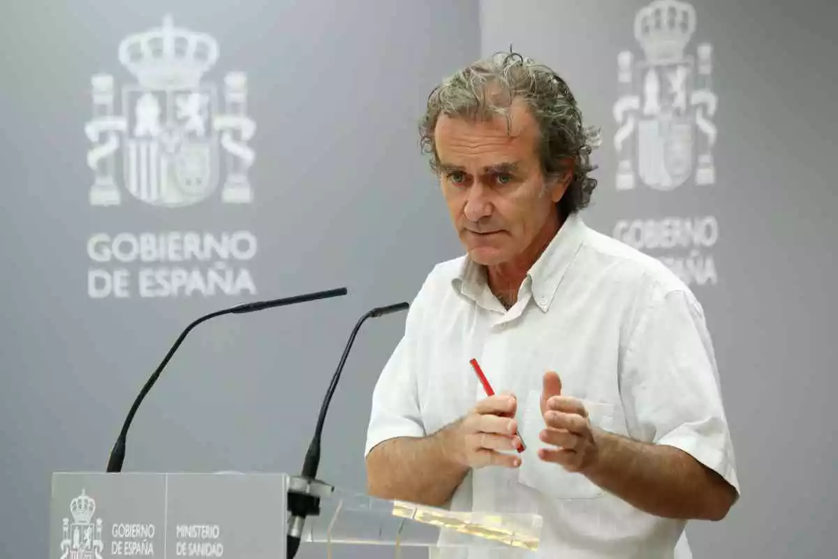 Fernando Simón en la rueda de prensa del 20/08/2020