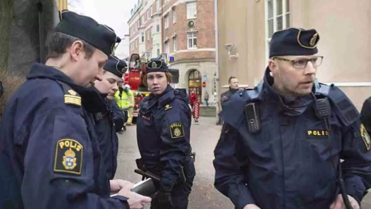 Policía sueca en una imagen de archivo.