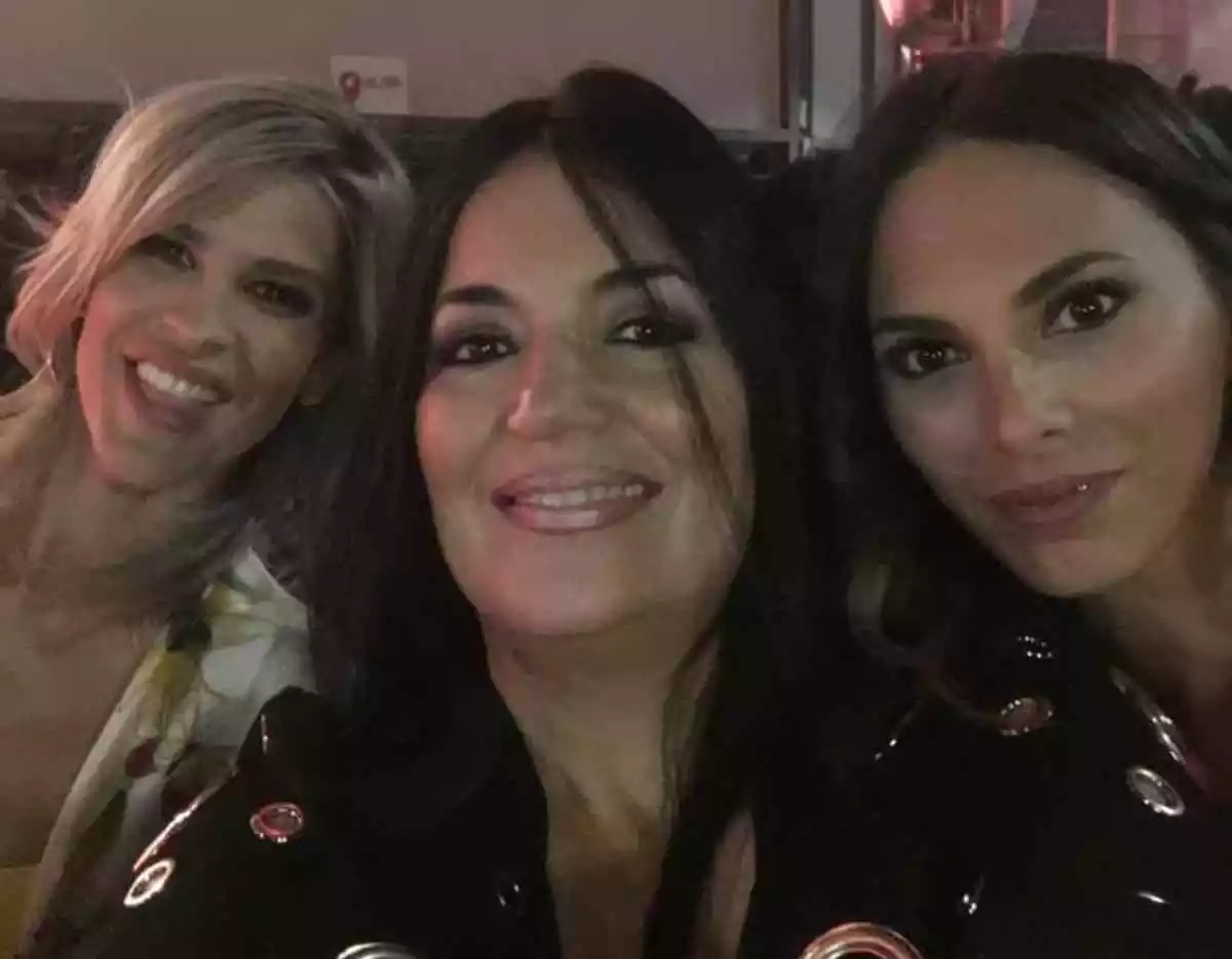 Lely Céspedes junto a Ylenia Padilla e Irene Rosales en 'Viva la vida'