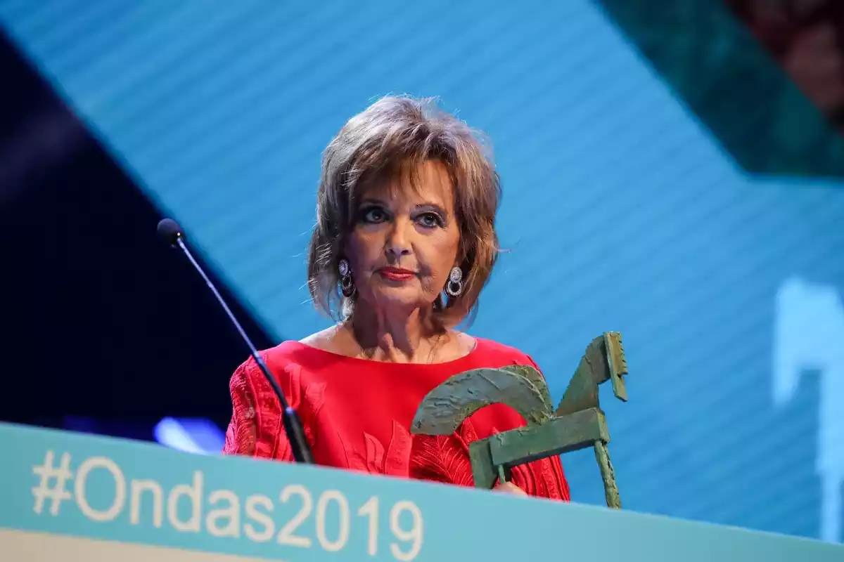 María Teresa Campos en le ceremonia de los Premios Ondas 2019