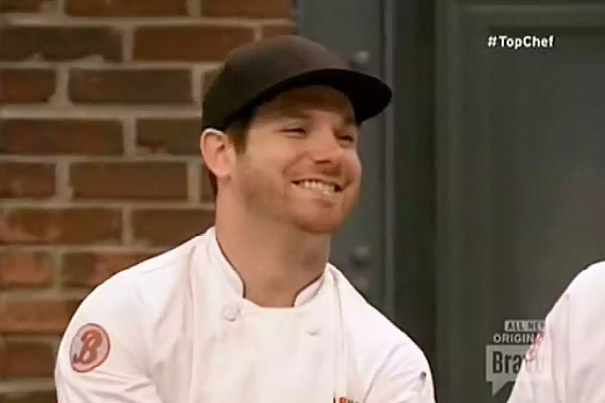 Aaron Grissom cuando era concursante de la 12º edición de 'Top Chef'