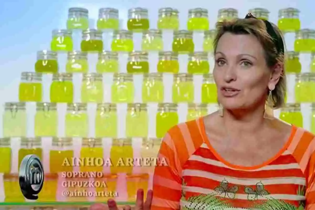 Ainhoa Arteta en el programa 'Masterchef Celebrity'