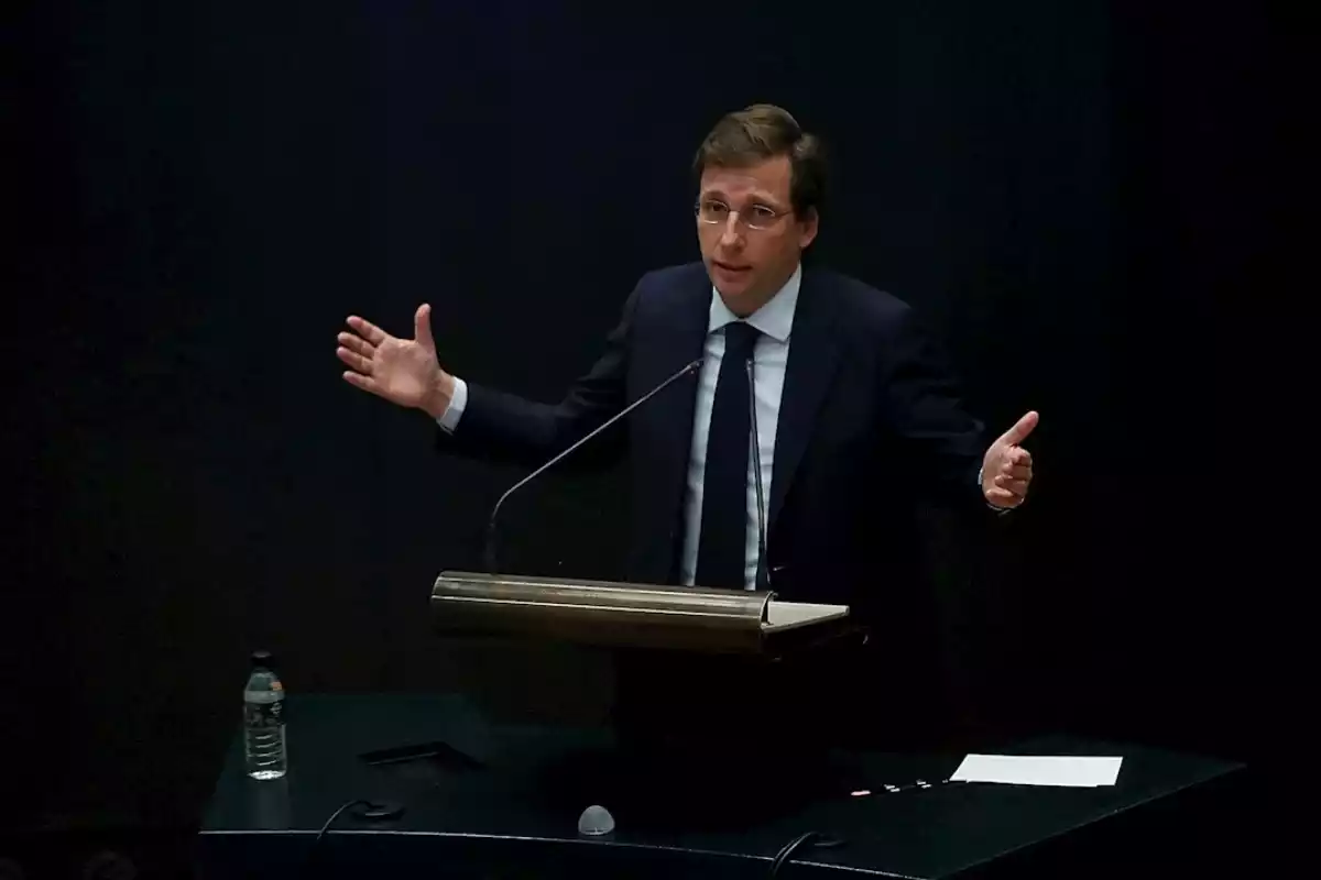 José Luis Martínez-Almeida, alcalde de Madrid, en el debate del Estado de la ciudad