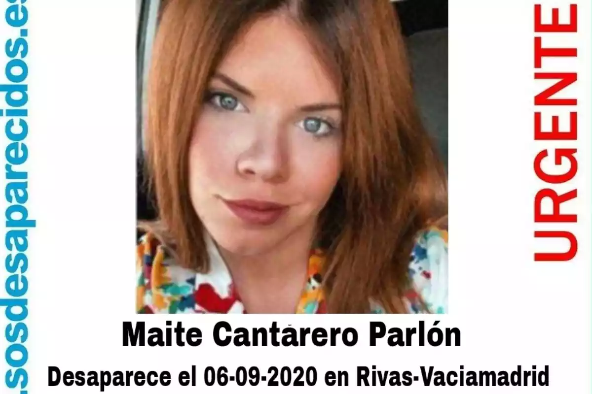 Maite Cantarero, desaparecida en Madrid hace dos días