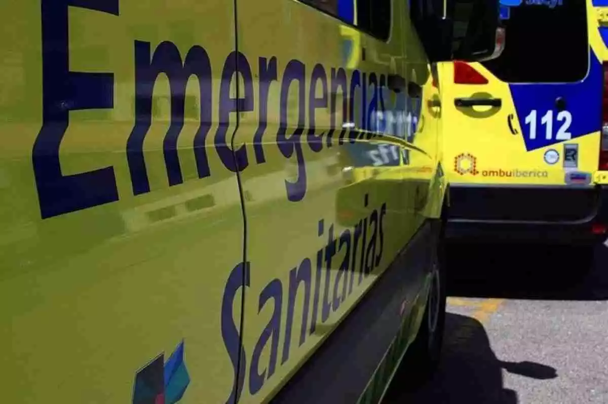 Una ambulancia de SaCyL, de Castilla y León