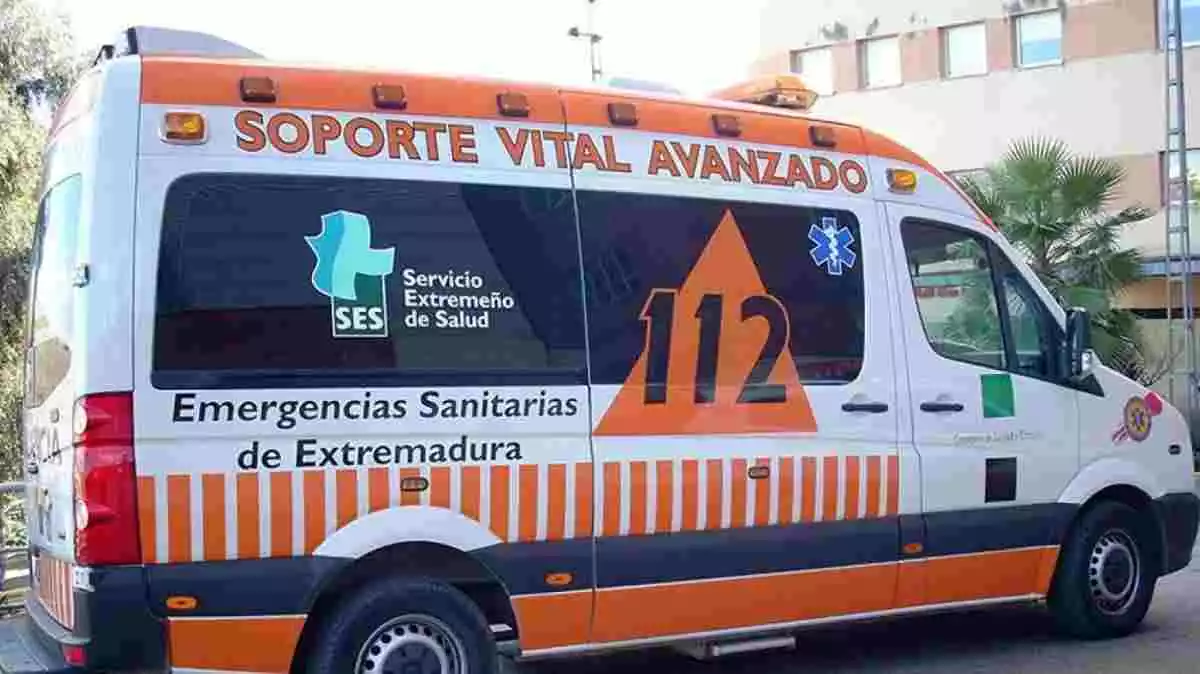 Vehículo de emergencias sanitarias de Extremadura