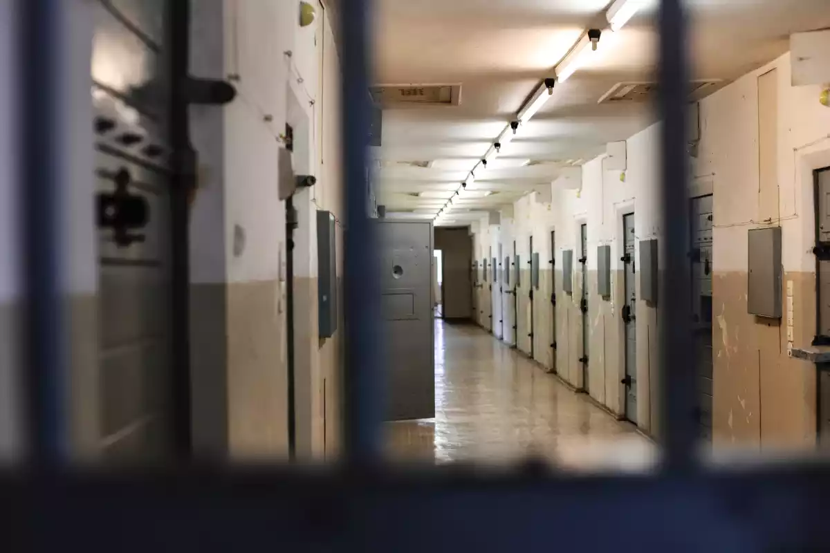 Imagen tomada desde la celda de una prisión