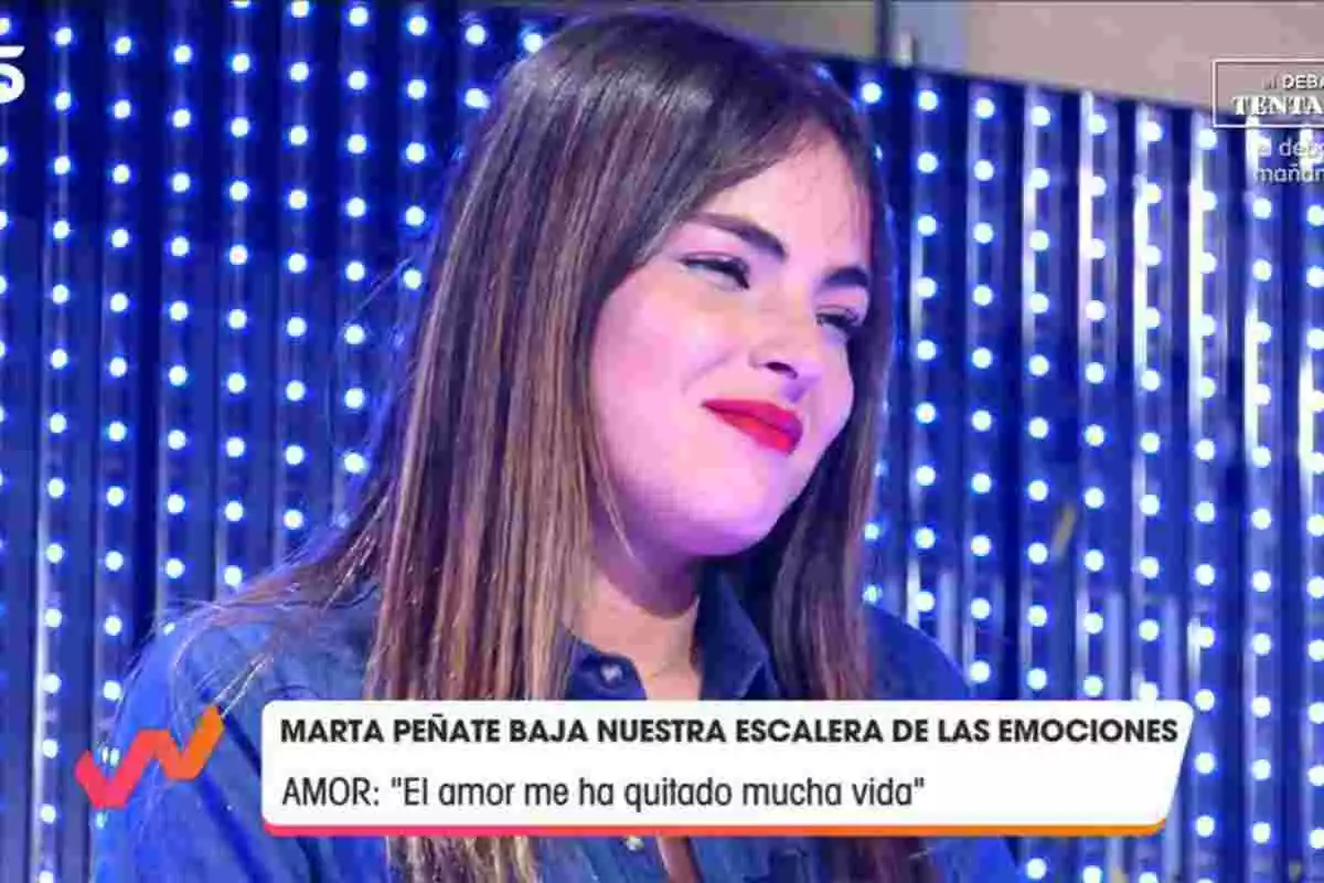 Marta Peñate llorando en 'Viva la vida'