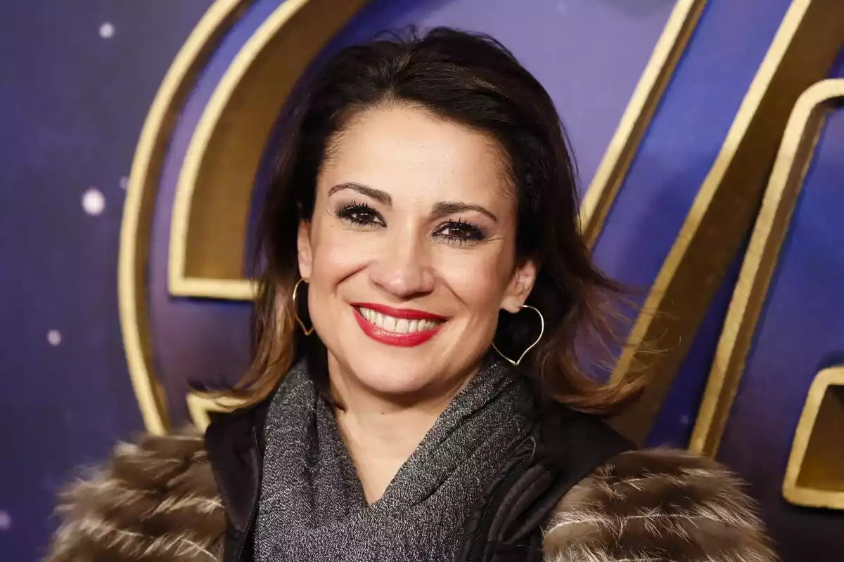Silvia Jato en el 'photocall' de la 'premiere' de la película 'Vengadores: Endgame' el 23 de abril de 2019
