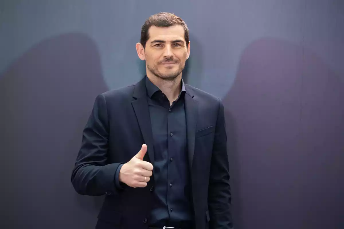 Iker Casillas en un photocall
